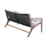 Brighton Solid Wood and Rope 4-Piece Chat Set