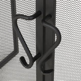 Brightwell Modern Iron Folding Fireplace Screen with Door and Tools by Christopher Knight Home