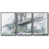 Brilliant City Study III - Multi Piece Framed Canvas