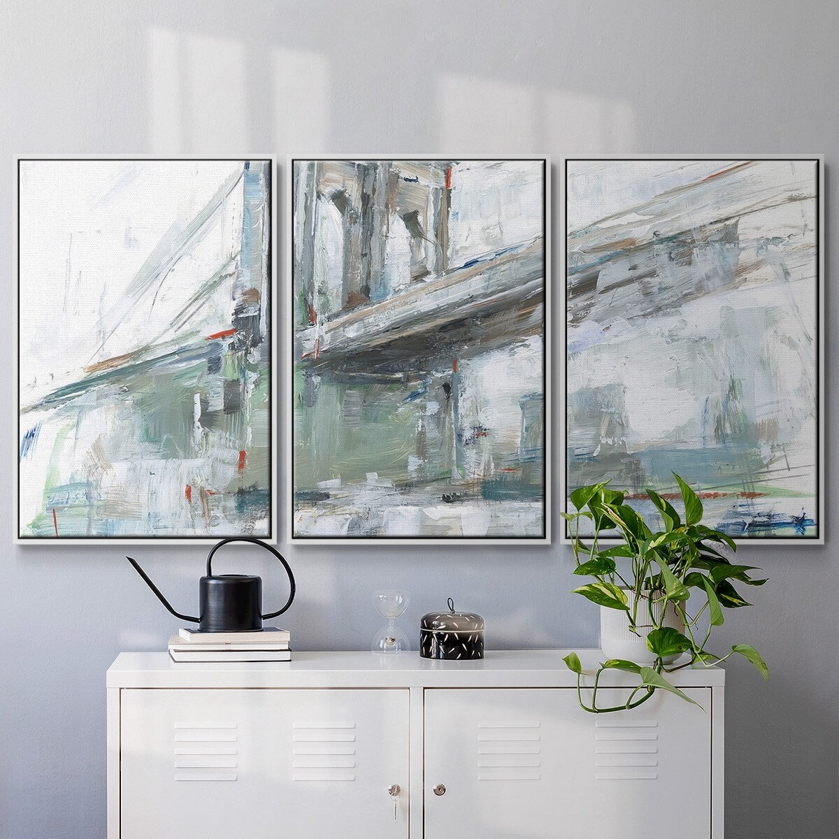 Brilliant City Study III - Multi Piece Framed Canvas