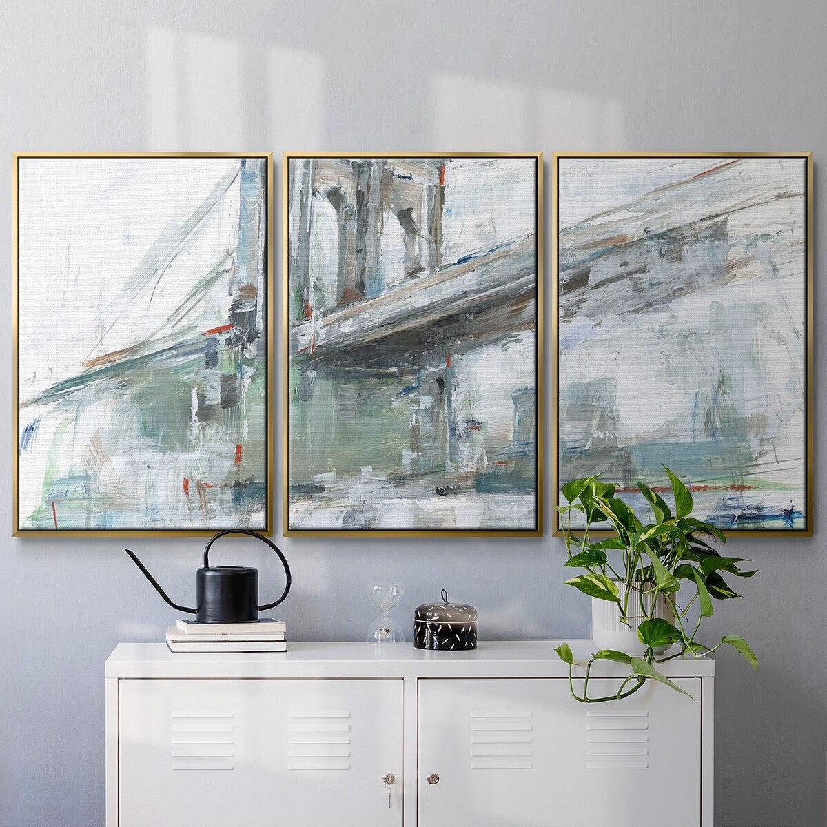 Brilliant City Study III - Multi Piece Framed Canvas