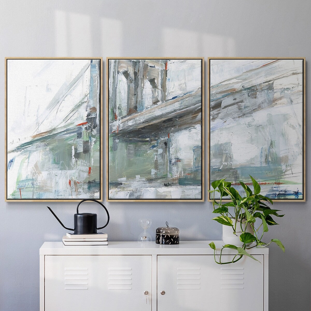 Brilliant City Study III - Multi Piece Framed Canvas