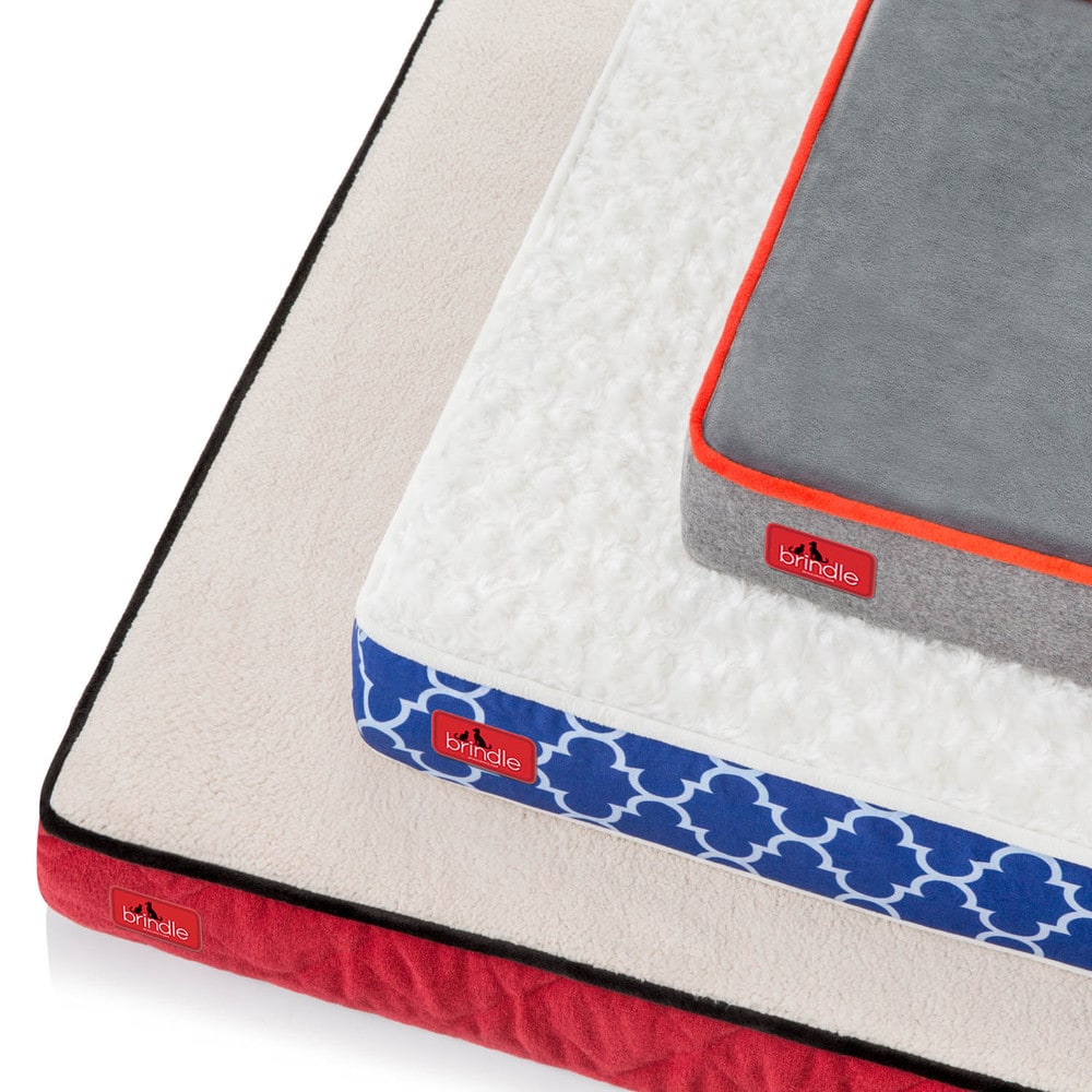 Brindle Waterproof Designer Memory Foam Pet Bed