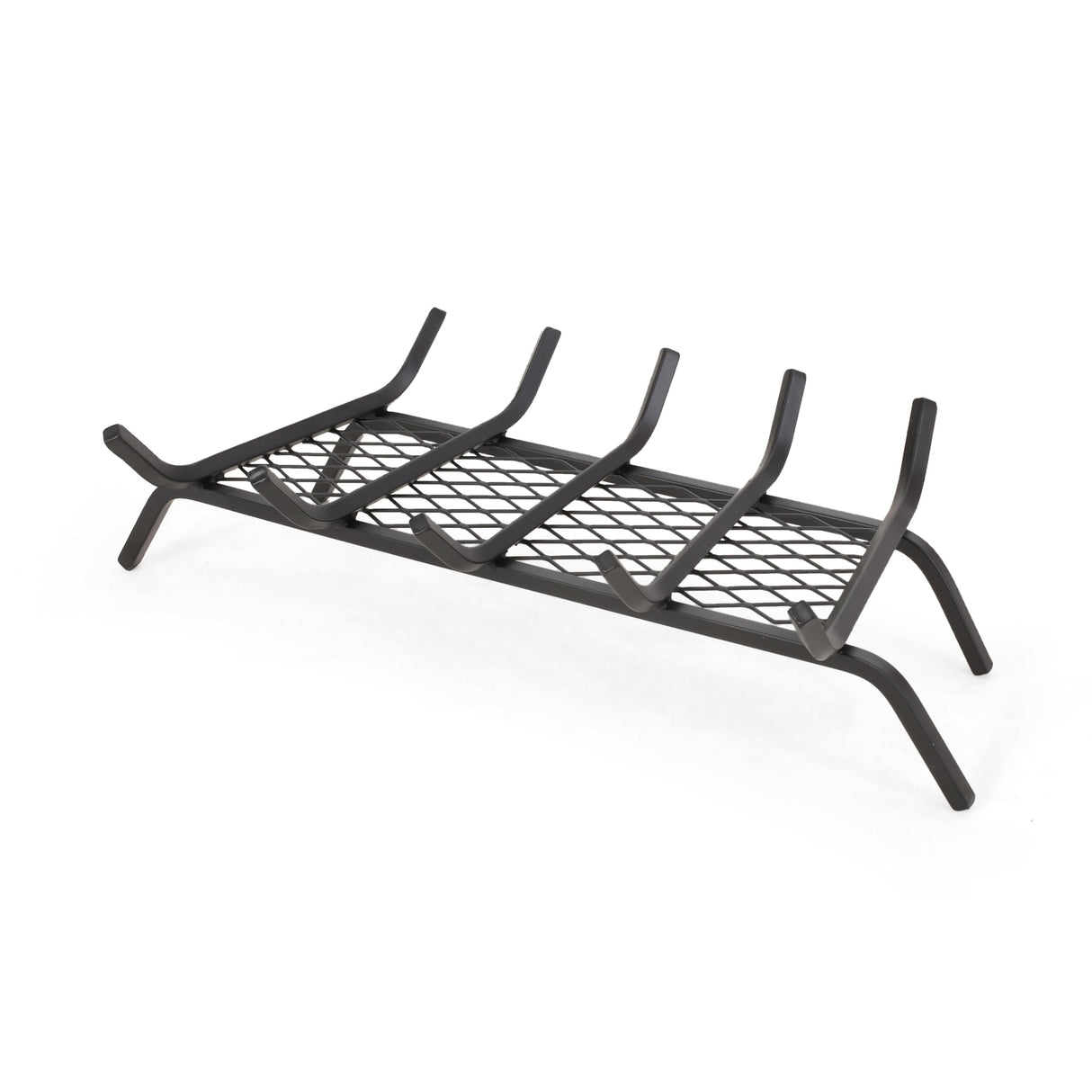 Brinkdale Iron Fireplace Log Holder by Christopher Knight Home - 6.50" H x 27.00" W x 13" D