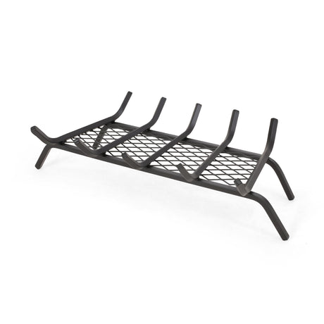Brinkdale Iron Fireplace Log Holder by Christopher Knight Home - 6.50" H x 27.00" W x 13" D
