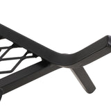 Brinkdale Iron Fireplace Log Holder by Christopher Knight Home - 6.50" H x 27.00" W x 13" D