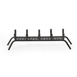 Brinkdale Iron Fireplace Log Holder by Christopher Knight Home - 6.50" H x 27.00" W x 13" D