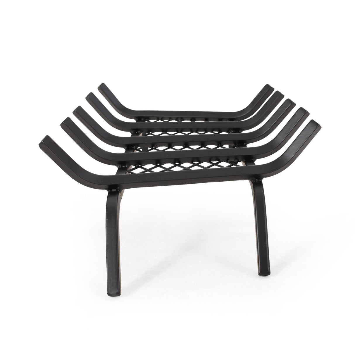 Brinkdale Iron Fireplace Log Holder by Christopher Knight Home - 6.50" H x 27.00" W x 13" D