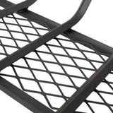 Brinkdale Iron Fireplace Log Holder by Christopher Knight Home - 6.50" H x 27.00" W x 13" D