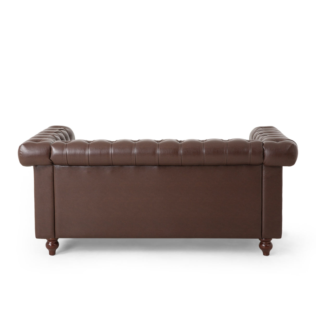 Brinkhaven Contemporary Button Tufted Loveseat with Nailhead Trim by Christopher Knight Home