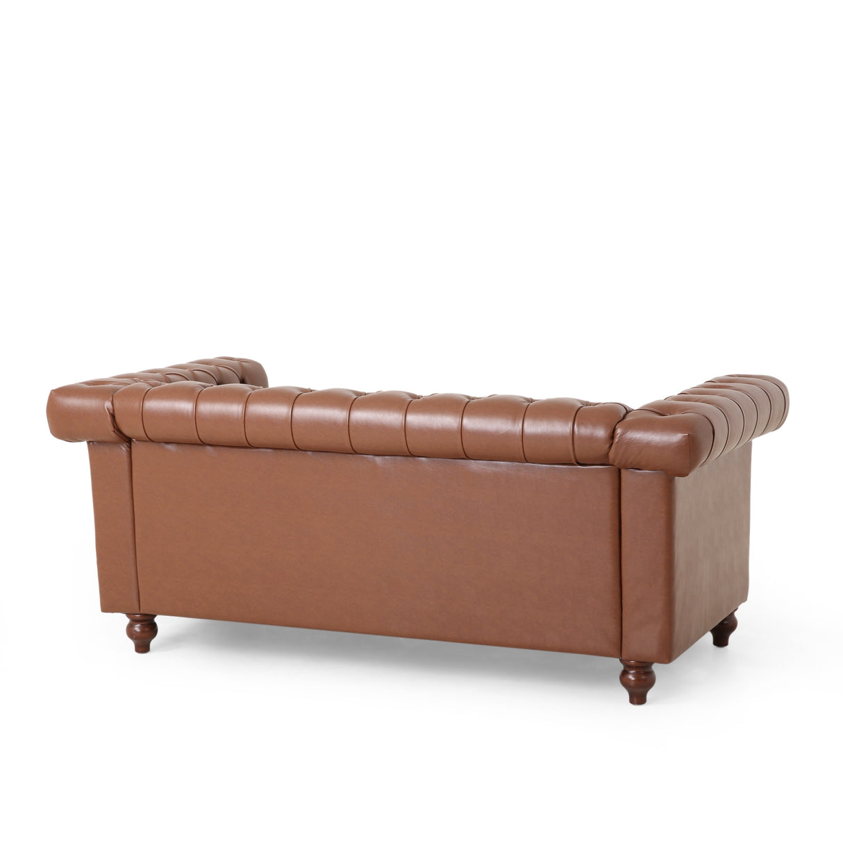 Brinkhaven Contemporary Button Tufted Loveseat with Nailhead Trim by Christopher Knight Home