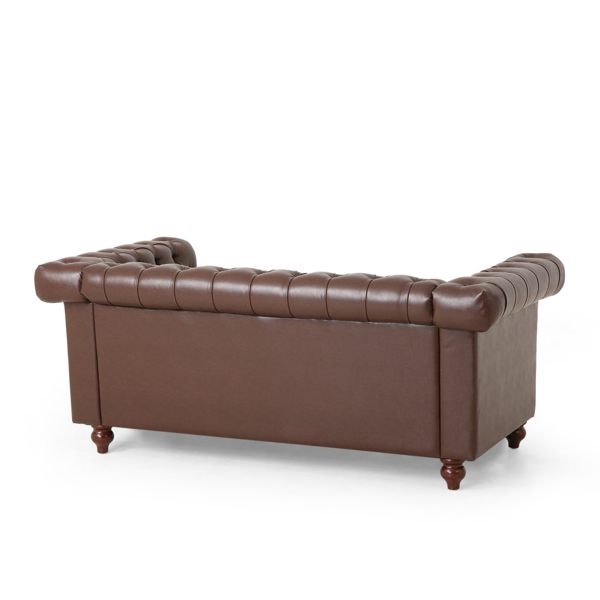 Brinkhaven Contemporary Button Tufted Loveseat with Nailhead Trim by Christopher Knight Home