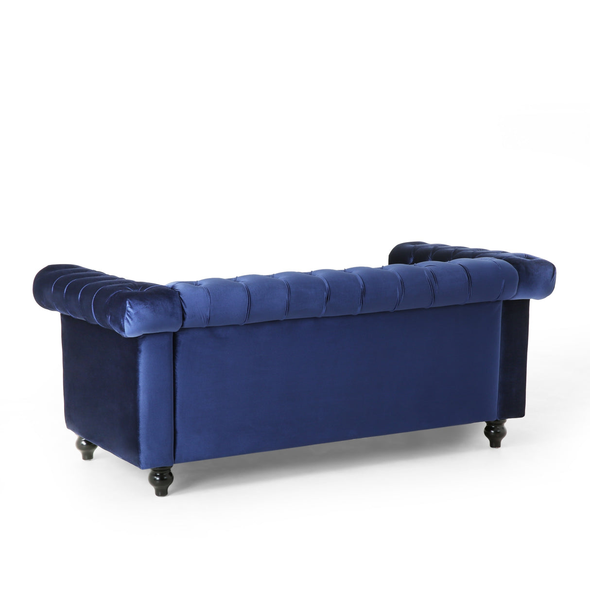 Brinkhaven Contemporary Button Tufted Loveseat with Nailhead Trim by Christopher Knight Home