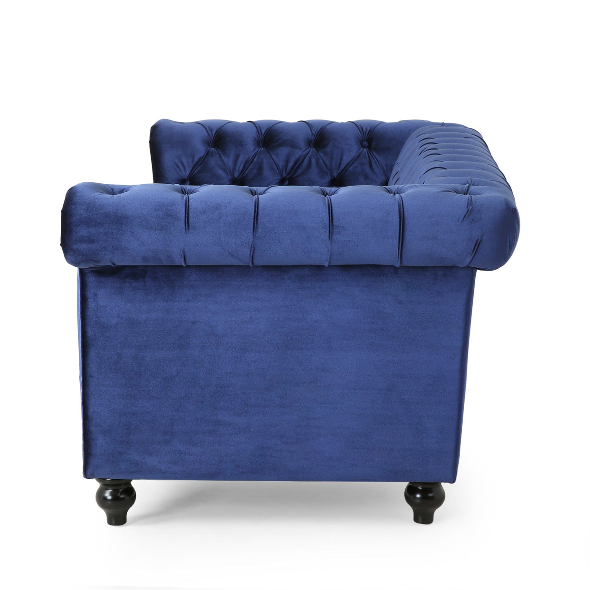Brinkhaven Contemporary Button Tufted Loveseat with Nailhead Trim by Christopher Knight Home