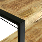 Brinkley Indoor Mango Wood Handcrafted 3 Shelf Shelving Unit by Christopher Knight Home