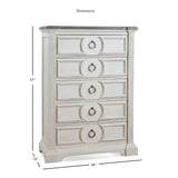 Bristow Antique White 6-piece King Bedroom Set