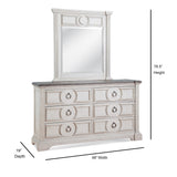 Bristow Antique White 6-piece King Bedroom Set
