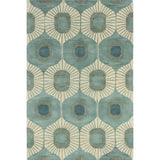 Bashian Woodbridge Hand-tufted Modern Abstract Ikat Wool Area Rug