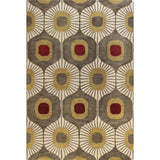 Bashian Woodbridge Hand-tufted Modern Abstract Ikat Wool Area Rug