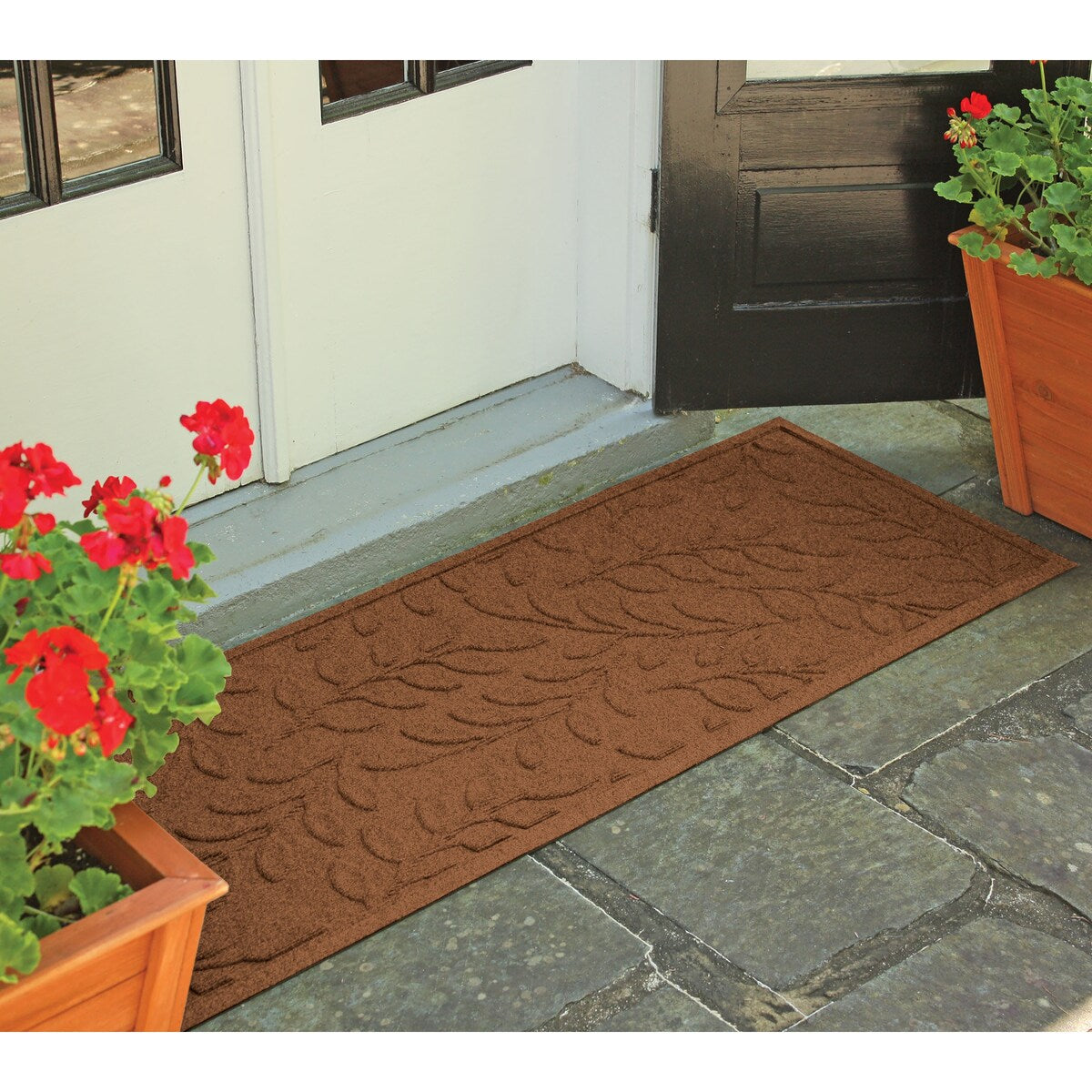 WaterHog Brittney Leaf 22"x60" Indoor/Outdoor Runner Door Mat