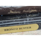 Bronco Buster By Frederic Remington Bronze Statue Sculpture Western Cowboy 17 Inches X 18 Inches