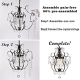 Bronze Chandelier Crystals Chandeliers Small Vintage Chandelier 1 Light Antique Chandelier Light Fixtures