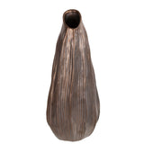 Bronze Gourd Vase, Medium - 15H x 7W x 6D