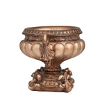 Bronze Polystone Traditional Decorative Bowl 11 x 17 x 11 - 17 x 11 x 11