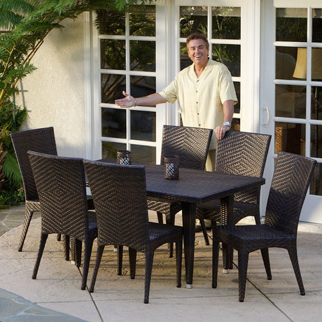 Brooke 7-piece Outdoor Dining Set by Christopher Knight Home