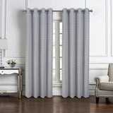 Brookfield Jacquard Grommet Window Curtain Panel