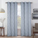 Brookfield Jacquard Grommet Window Curtain Panel