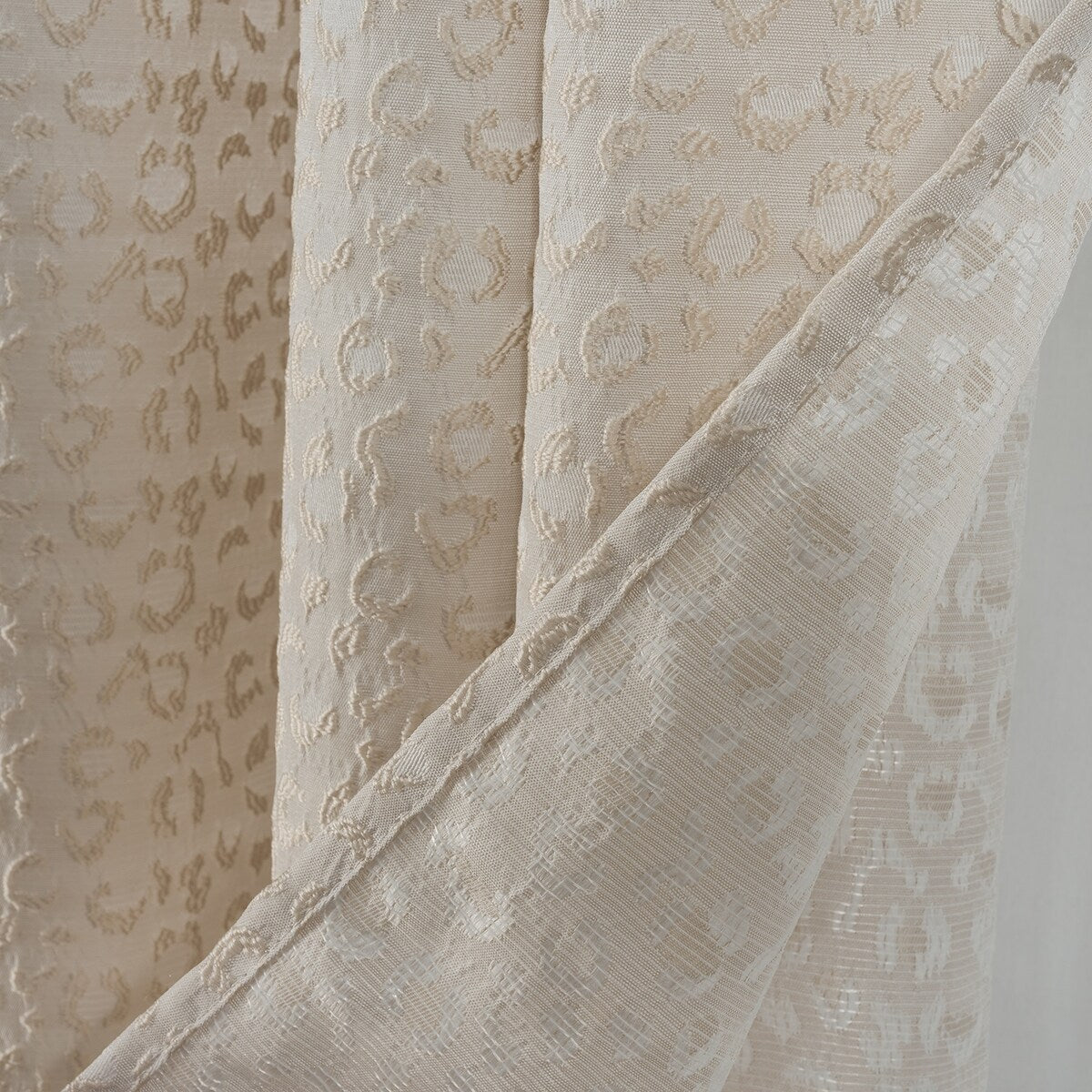 Brookfield Jacquard Grommet Window Curtain Panel