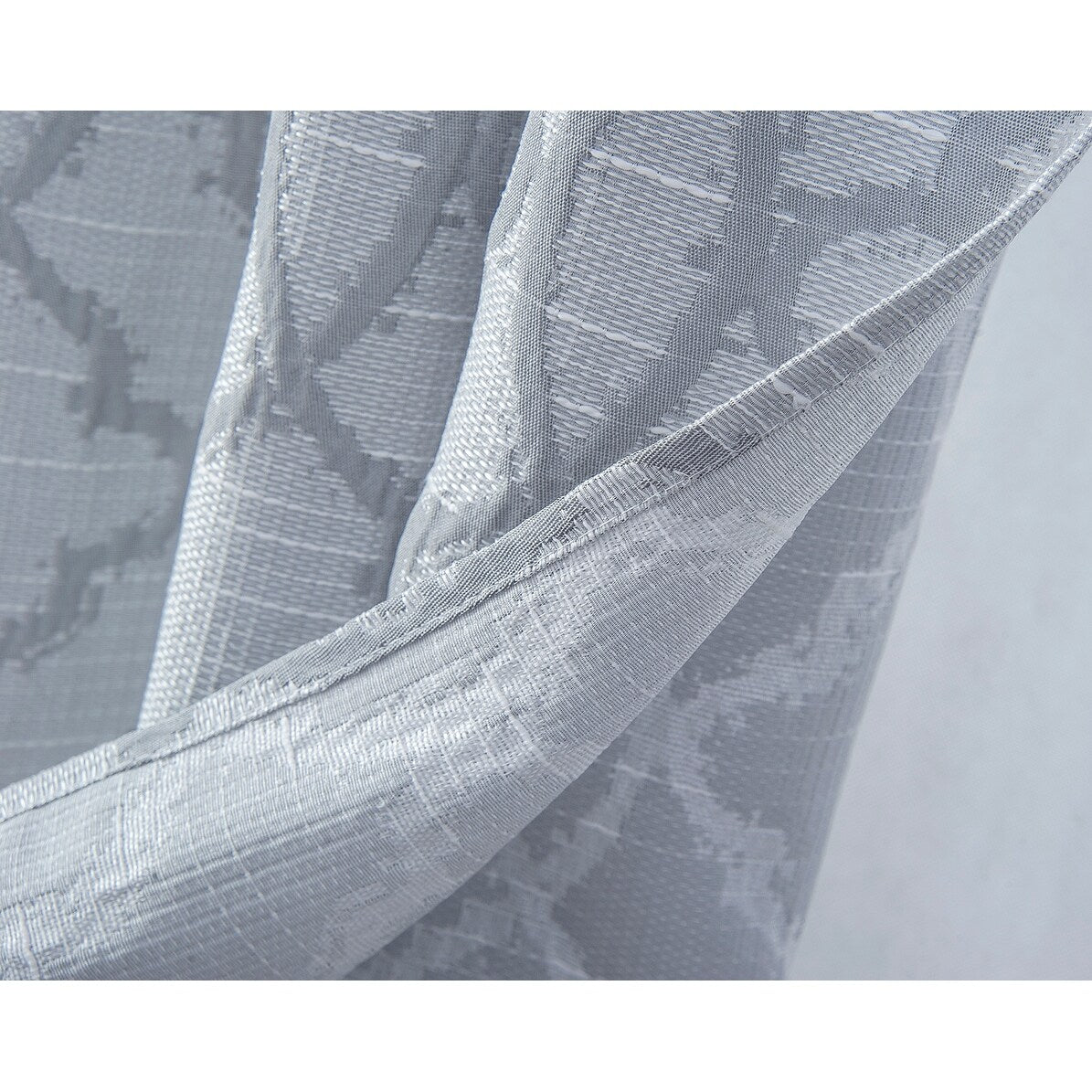 Brookfield Jacquard Grommet Window Curtain Panel