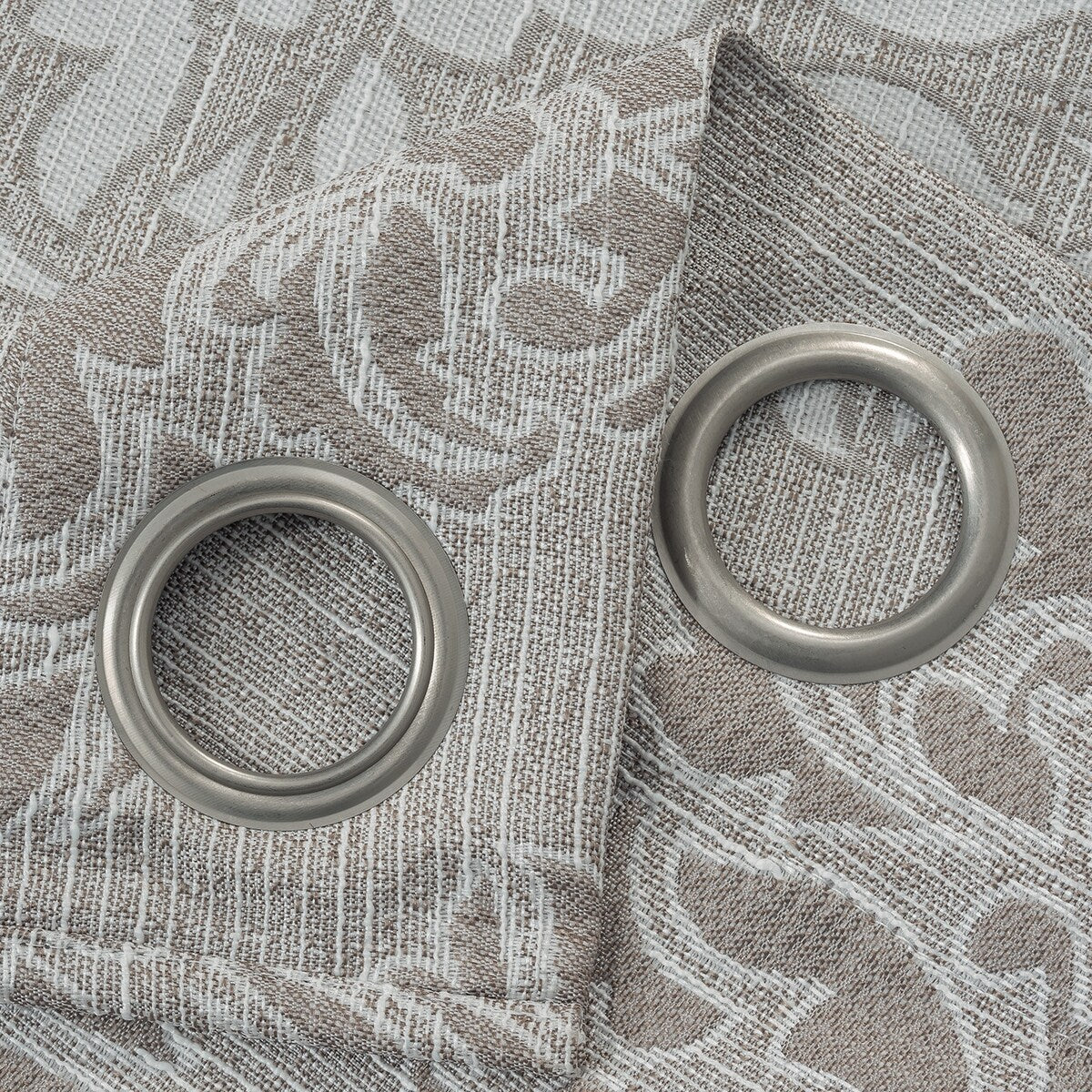 Brookfield Jacquard Grommet Window Curtain Panel