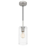 Brookhaven 1-Light Brushed Nickel Mini Pendant - Brushed Nickel