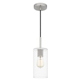 Brookhaven 1-Light Brushed Nickel Mini Pendant - Brushed Nickel