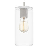 Brookhaven 1-Light Brushed Nickel Mini Pendant - Brushed Nickel