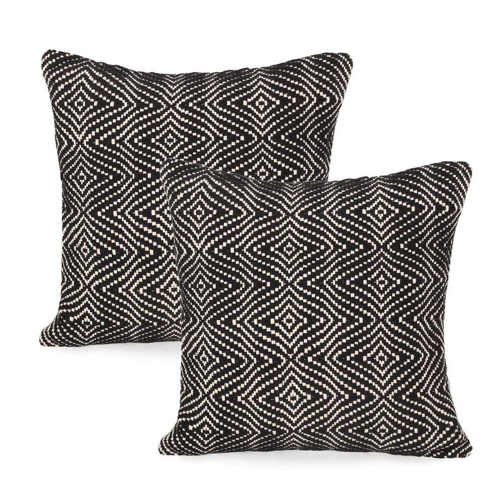 Brookings Modern Handcrafted Fabric Throw Pillow by Christopher Knight Home