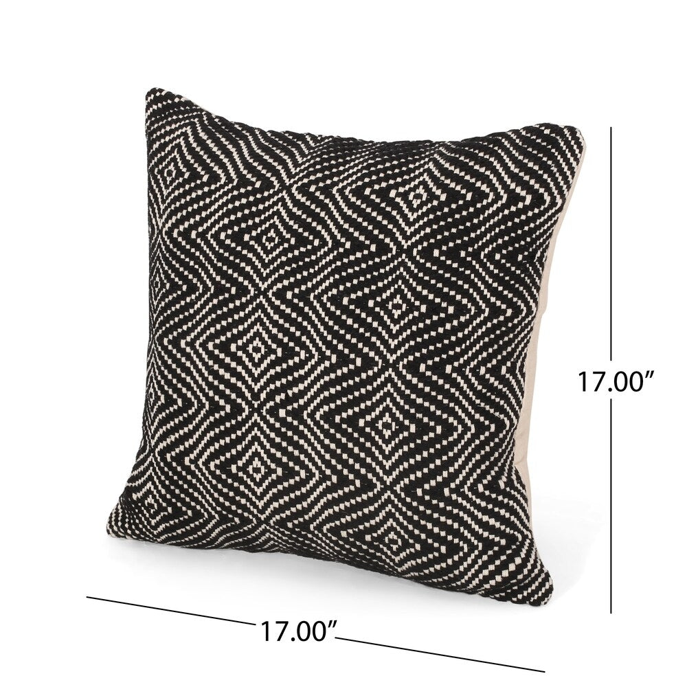Brookings Modern Handcrafted Fabric Throw Pillow by Christopher Knight Home