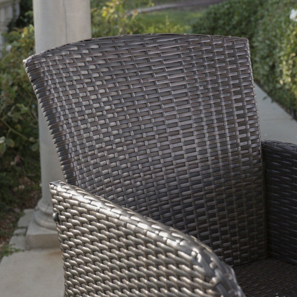 Brooklyn Outdoor 3-piece Wicker 26-inch Round Bar Set by Christopher Knight Home