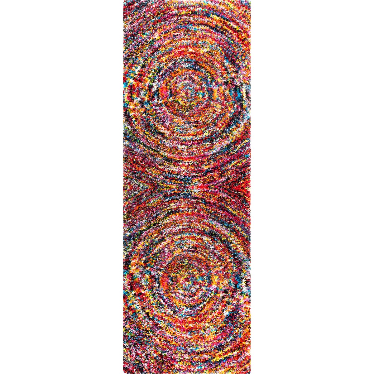 Nuloom Ardelle Colorful Swirl Shag Area Rug