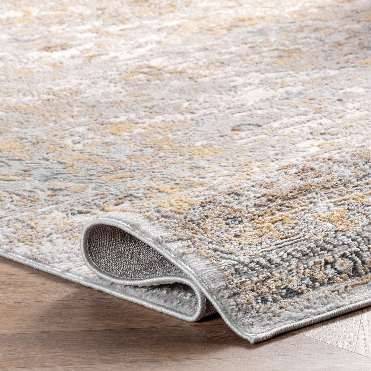 Nuloom Madisson Vintage Faded Medallion Area Rug