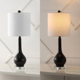 Brooks 25" Metal/Crystal Teardrop LED Table Lamp, by JONATHAN Y