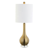 Brooks 25" Metal/Crystal Teardrop LED Table Lamp, by JONATHAN Y