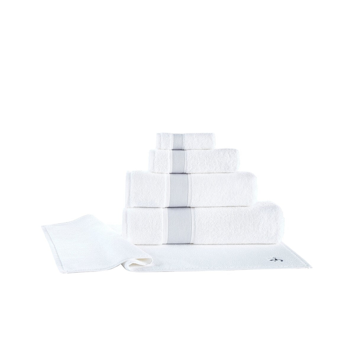 Brooks Brothers Ottoman Rolls 2 pcs Hand Towels