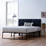 Brookside Adjustable Faux Leather and Metal Contemporary Bed