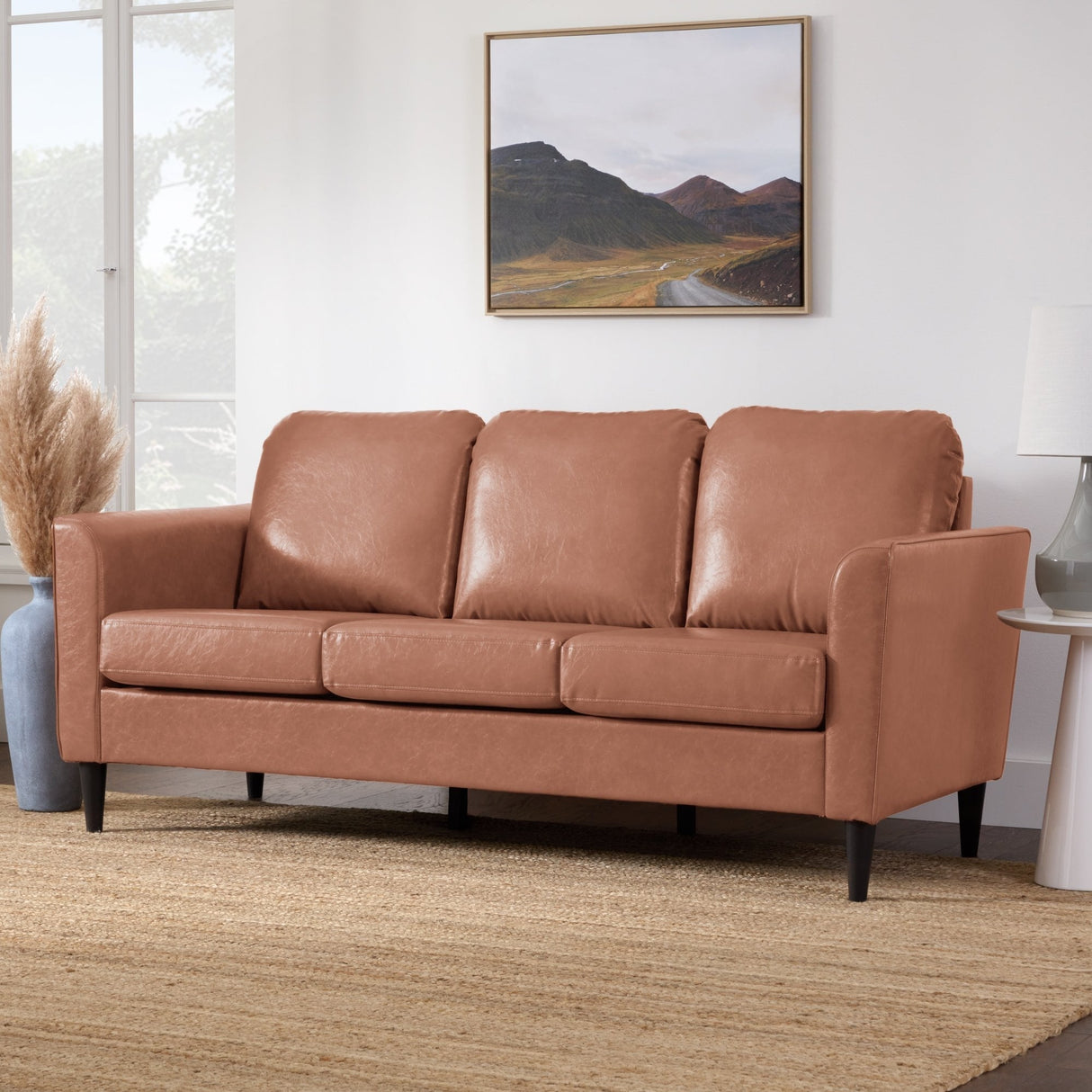 Brookside Clara 73" Upholstered Curved Arm Sofa