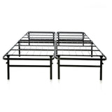 Foldable Bed Frame & Mattress Foundation- 18-inch Deluxe Height Full-sized by Brookside