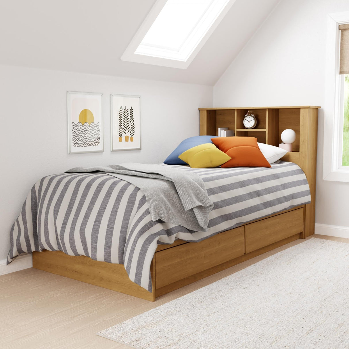 Brookside Sadie Wood Twin Storage Bed