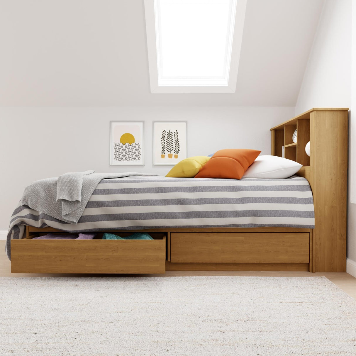 Brookside Sadie Wood Twin Storage Bed